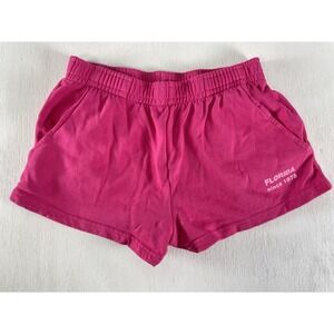 Zara‎ Hot Pink Retro Dolphin Shorts FLORIDA 1975  Heritage French Terry Size S